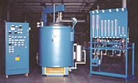 Heat Treat Furnace with Gas-Panel